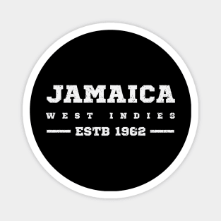 Jamaica Estb 1962 West Indies Magnet